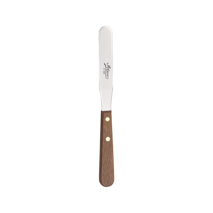 Ateco Wooden Handle Straight Icing Spatula, Multiple Sizes
